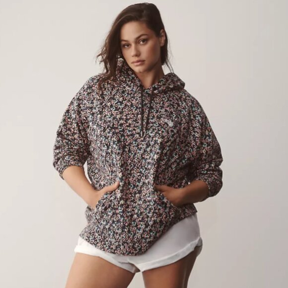 Brand New Gola x Anthropologie Floral Print Hooded Sweatshirt - Picture 6 of 13